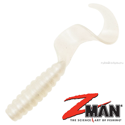 Мягкие приманки Z-Man GrubZ 2'' 26 мм / упаковка 8 шт / цвет:235 Shimmer Pearl