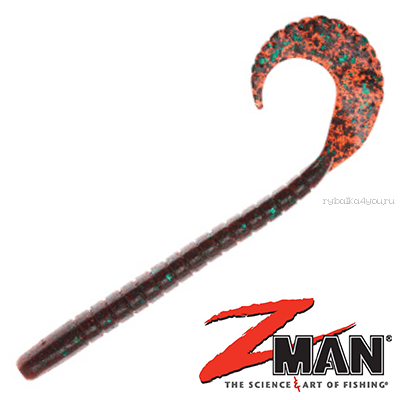 Мягкие приманки Z-Man Saw Tail WormZ 6'' 152 мм / упаковка 6 / цвет: 85 Redbug