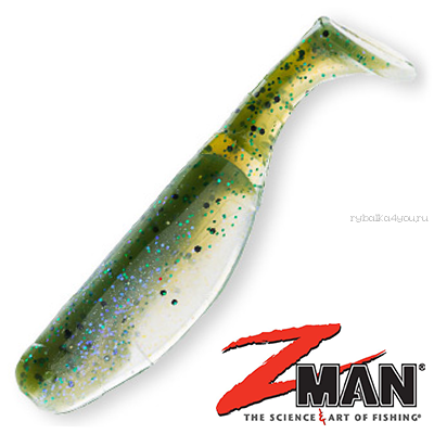 Мягкие приманки Z-Man Scented PogyZ 3'' 76 мм / упаковка 5 шт /цвет: 319 Green Lantern