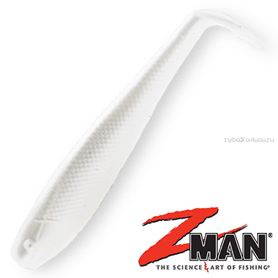 Мягкие приманки Z-Man SwimmerZ 4'' 101 мм / упаковка 4 шт / цвет: 84 Pearl