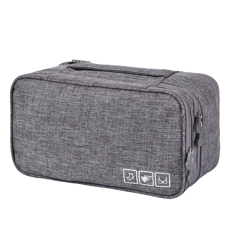 Дорожный Органайзер Для Нижнего Белья Travel Underwear Pouch, Цвет Серый