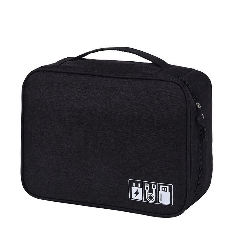 Дорожный Органайзер Для Проводов Travel Digital Pouch, Цвет Черный