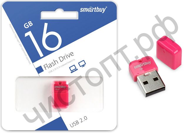 флэш-карта Smartbuy 16GB ART Pink