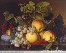 2153. Still life of Peaches, Grapes, Plums