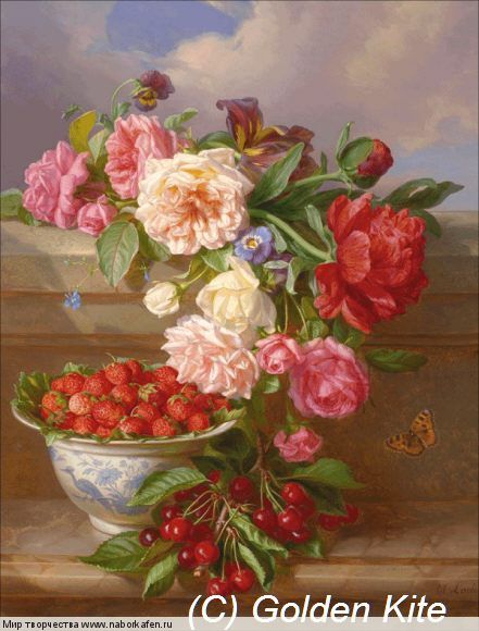 2192. Still Life with Roses and Strawberries