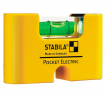 АКЦИЯ! Уровень пузырьковый STABILA Pocket Electric длина 6,7 см  с чехлом на пояс арт.18115/17775