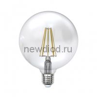 Лампа светодиодная LED-G125 ШАР 10W/WW/E27/CL Sky 3000К прозрачная Uniel