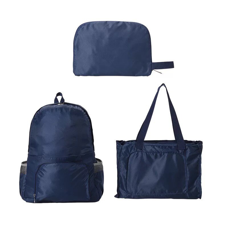 Водонепроницаемый Складной Рюкзак-Трансформер 2 В 1 Magic Backpack, Цвет Синий
