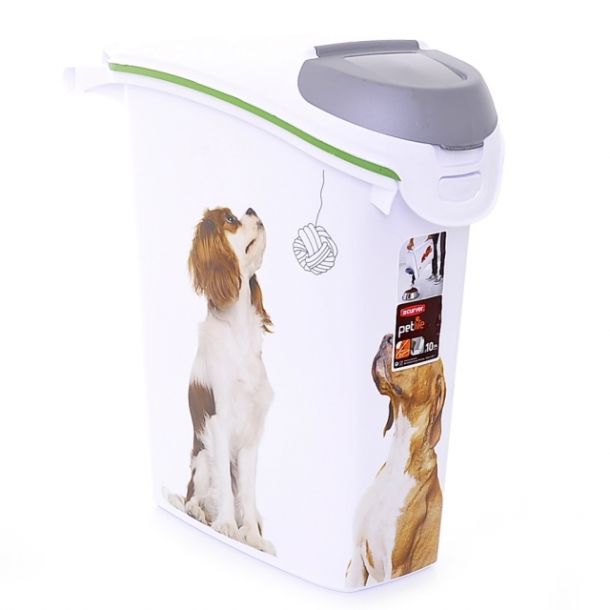 Контейнер CURVER PET LIFE для корма "Собачьи новости" на 10 кг, 23 х 50 х 50 см