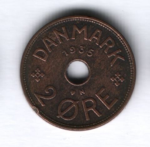 2 эре 1935 года Дания