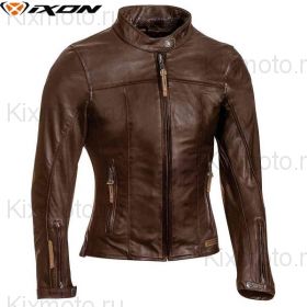 Куртка кожаная женская Ixon Crank, Коричневый