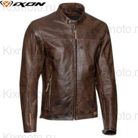 Куртка кожаная Ixon Crank, Коричневая