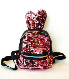 Рюкзак детский с пайетками-перевертышами "Розовый"