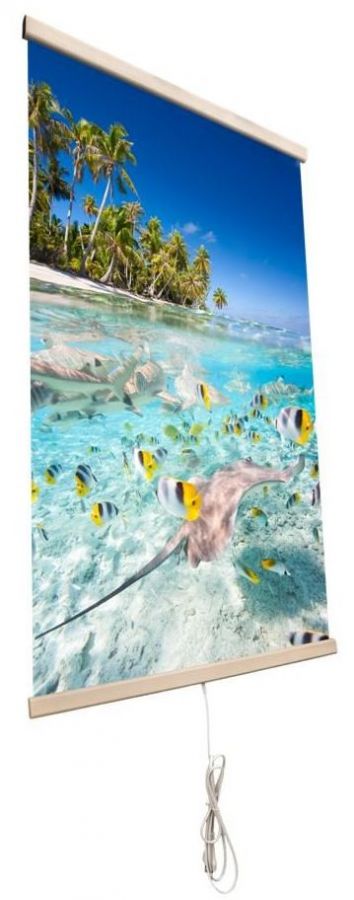 Картина обогреватель на стену Тропические Рыбки 400Вт