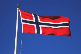 Флаг Норвегии государственный 90х150 см