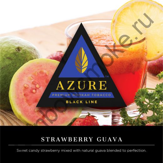 Azure Black 50 гр - Strawberry Guava (Клубника и Гуава)