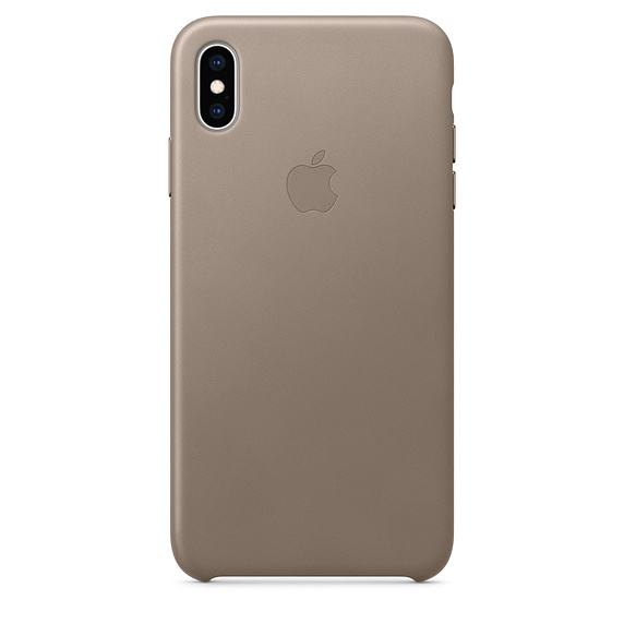 Чехол iPhone Xs Max Apple Leather Case