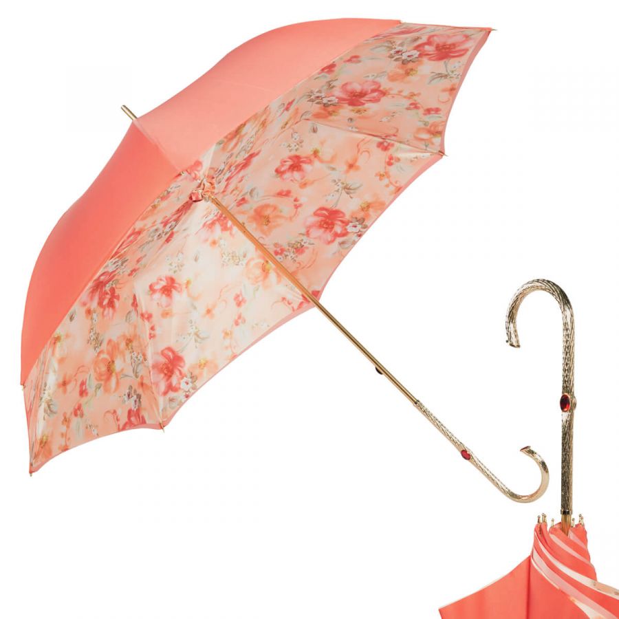 Зонт-трость Pasotti Coral Calendula Oro