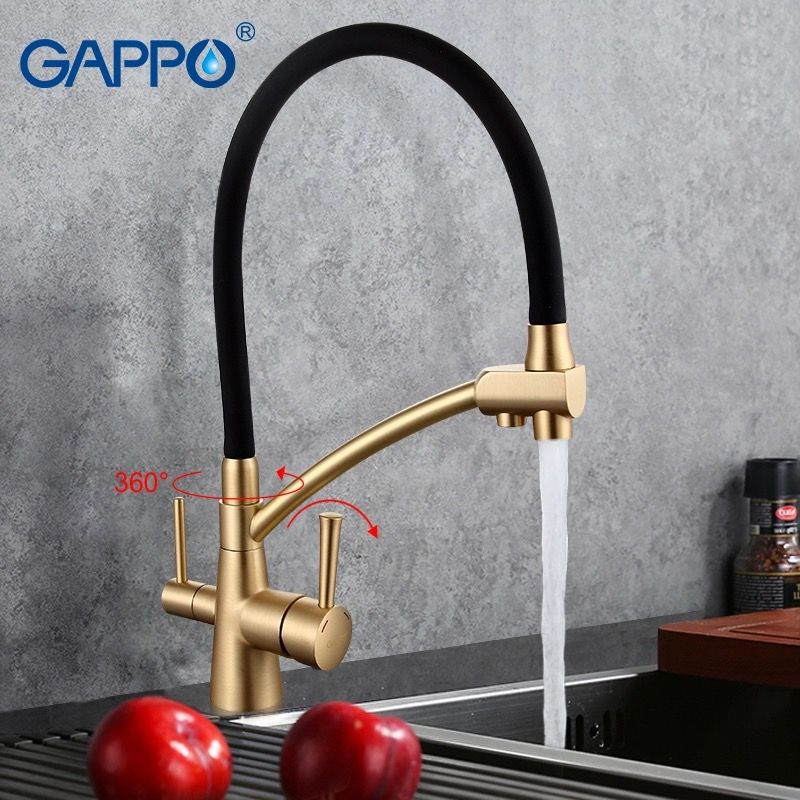 Gappo G4398-1 Смеситель для кухни с гибким изливом