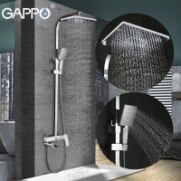 Gappo G2407-8 Душевая Система Белый/Хром