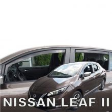 Дефлекторы Nissan Leaf II от 2017 5D для дверей вставные Heko (Польша) - 4 шт.