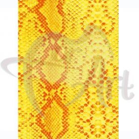 Бумага для декупажа DECOPATCH 30х40 / Змеиная кожа/ желт (арт. C-FDA 4780)