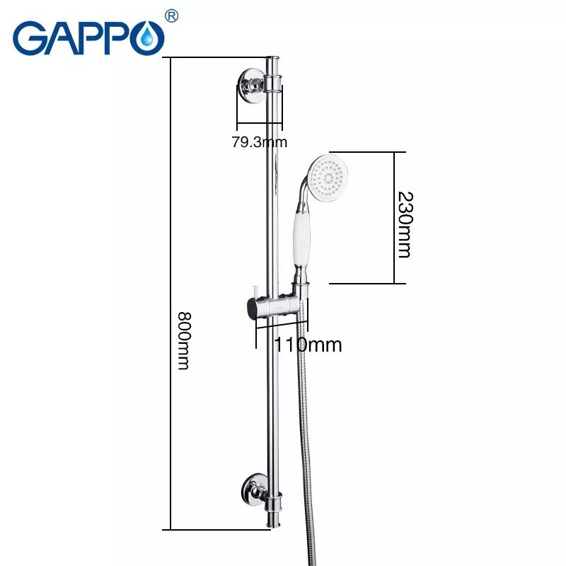 Душевой набор (гарнитур) Gappo G8017