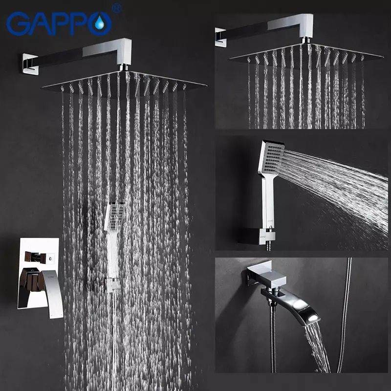 Встраиваемая душевая система Gappo G7107