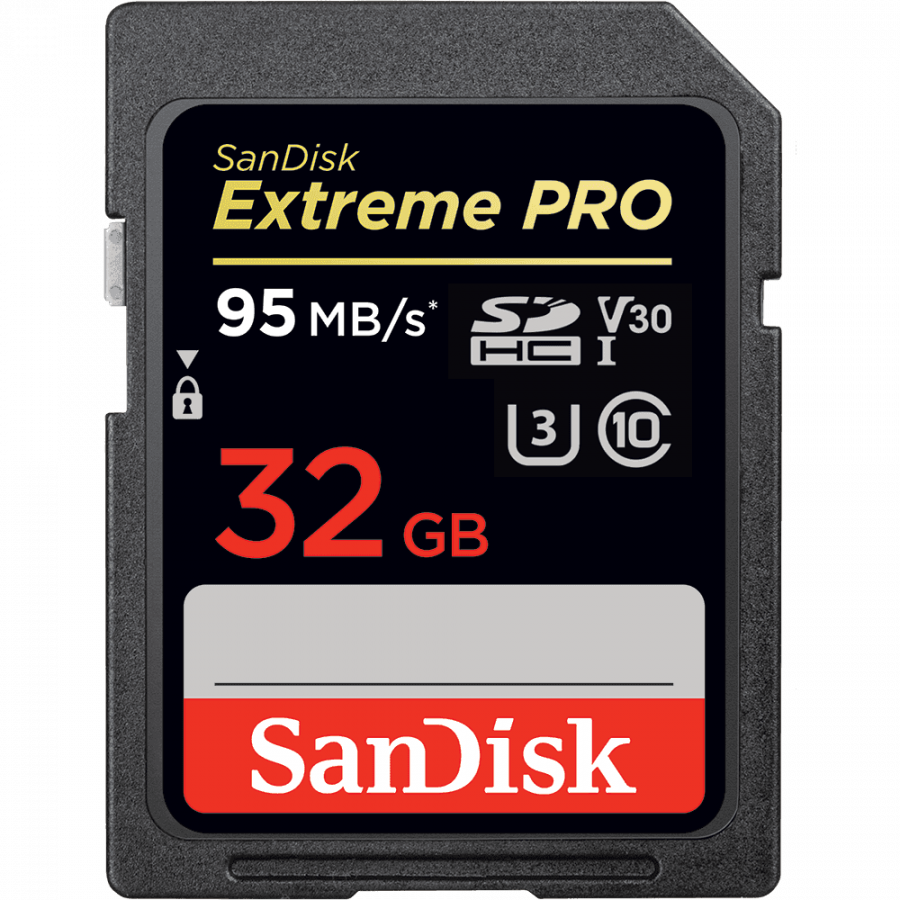 Карта памяти SanDisk Extreme Pro SDHC/SDXC UHS-I  Class 10 32 GB
