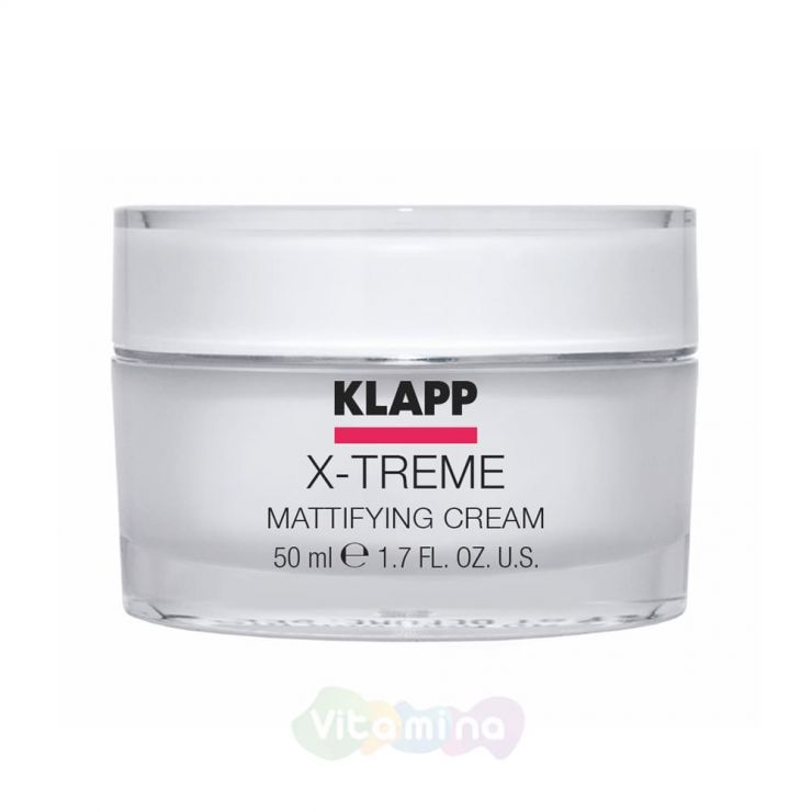 Klapp Матирующий крем X-Treme Mattifying Cream, 50 мл