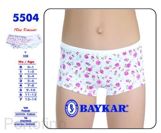 5504 Трусики для девочки Baykar