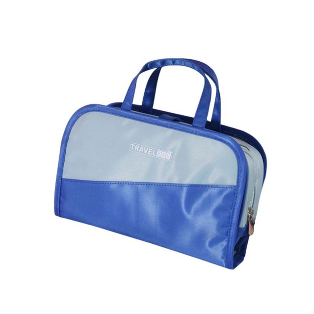 Дорожная Косметичка Со Съёмным Отделением Travel Bag, Цвет Сине-Голубой