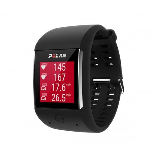 Умные спортивные часы Polar M600, цвет: черный