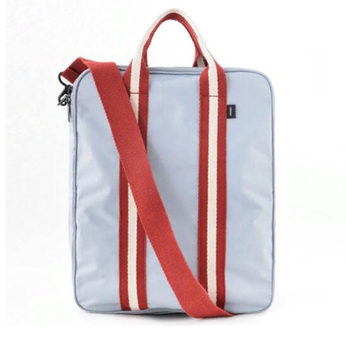 Складная дорожная сумка для путешествий с плечевым ремнём, 28х13х36 см, цвет - серый.