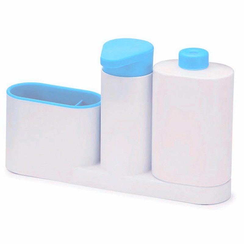 Органайзер Для Раковины Sink Tidy Sey, 3 Предмета, Цвет Голубой