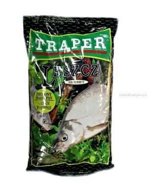 Прикормка Traper Secret Bream green Marzipan (Лещ зеленый Марципан) 1кг
