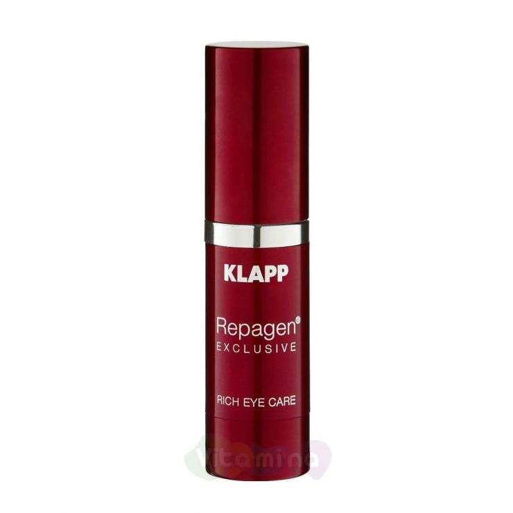 Klapp Питательный крем для век Repagen Exciusive Rich Eye Care Cream, 15 мл