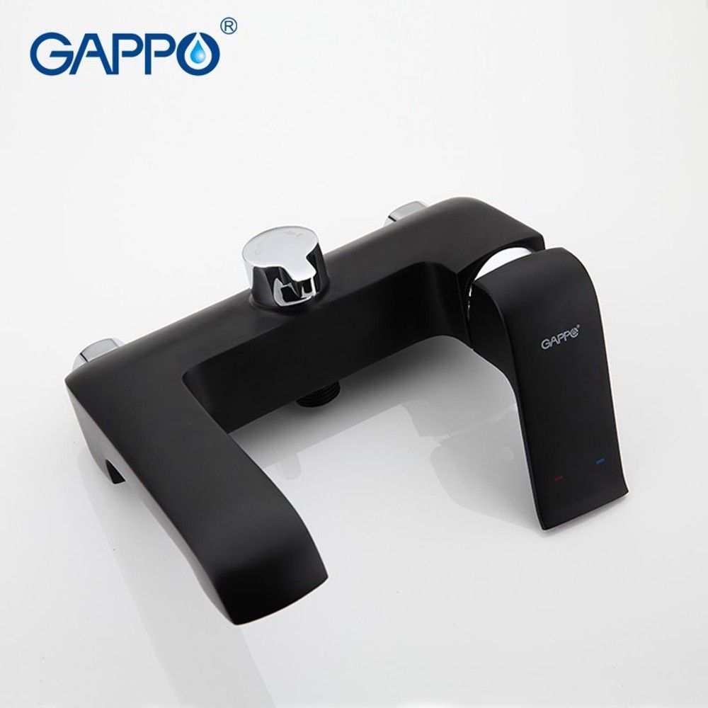 Gappo G3250 Aventador Черный смеситель для ванны