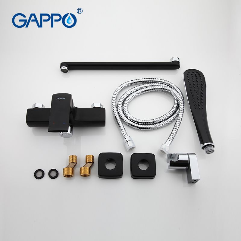Gappo G2250 Aventador Черный смеситель для ванны