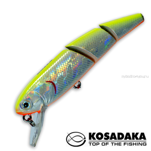 Воблер Kosadaka Cord XS 60F 60 мм / 4,4 гр / Заглубление: 0,3 - 0,7 м / цвет: LME