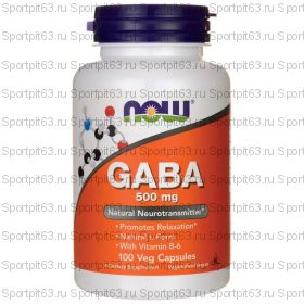 NOW GABA 500 mg (200 капс)