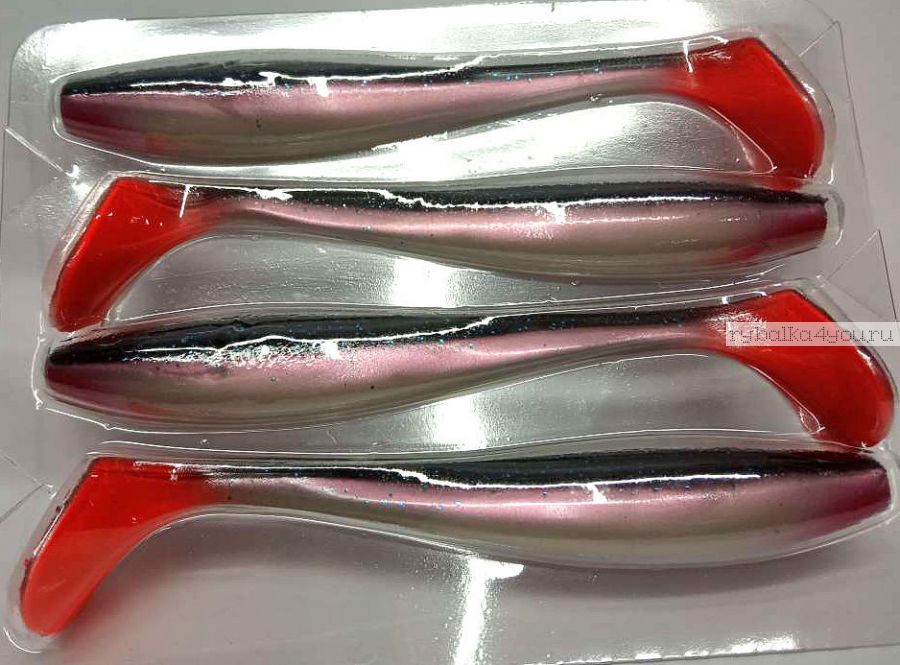 Мягкие приманки Narval Choppy Tail 100 мм / упаковка 5 шт / цвет: 021 Grimy