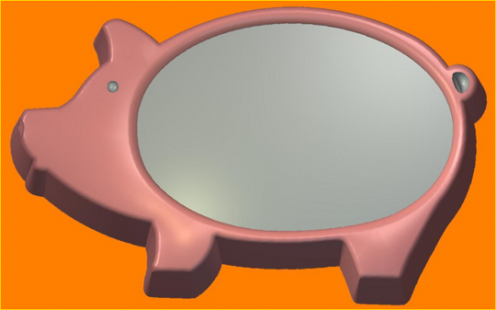 Форма для мыла   Свинка