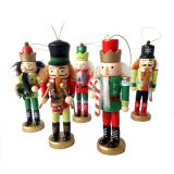 Щелкунчик - набор деревянных ёлочных игрушек 5 шт IR3