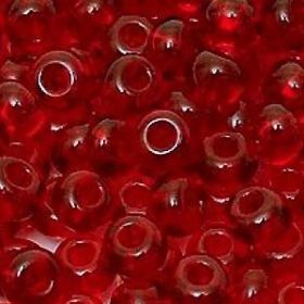Бисер чешский гранатовый 90070 красный прозрачный Preciosa 1 сорт купить оптом