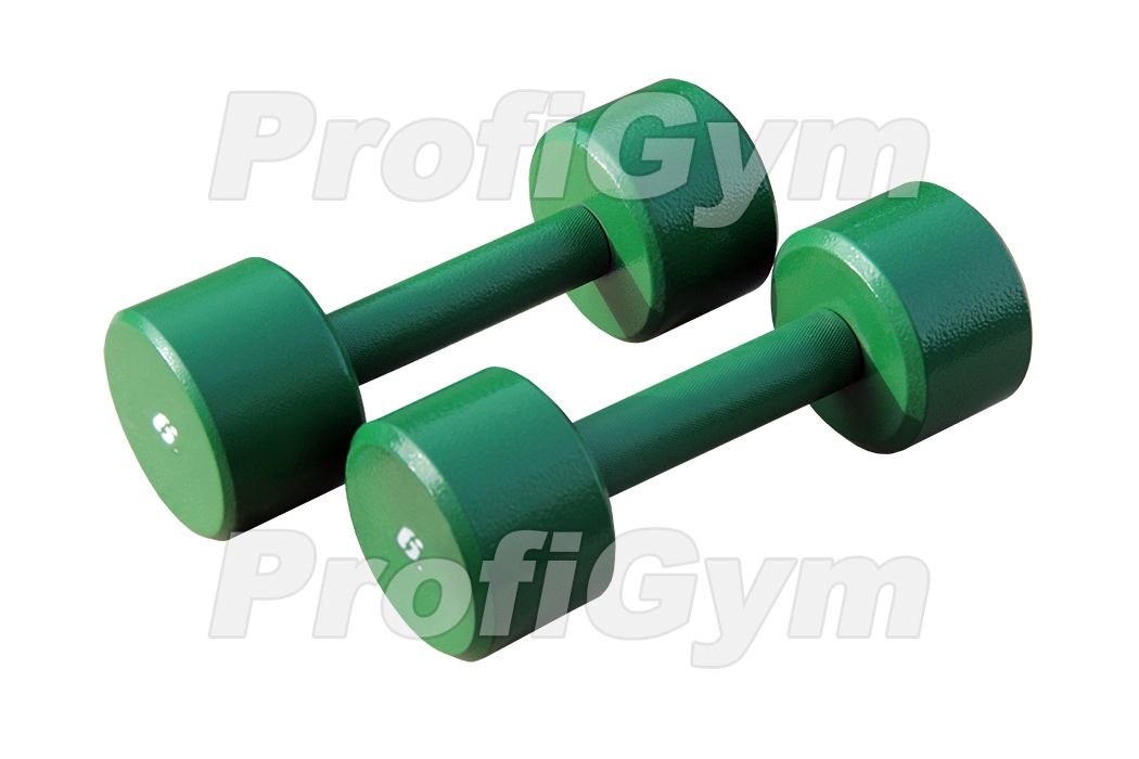ГНП-6 Гантель «ProfiGym» неразборная с полимерным покрытием, 6 кг