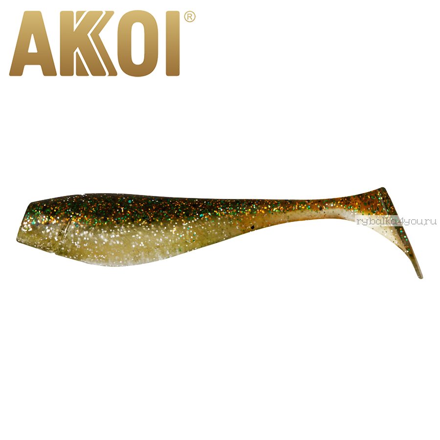 Мягкая приманка Akkoi Original Puffy 4,5'' 115 мм / 11 гр / упаковка 4 шт / цвет: OR04