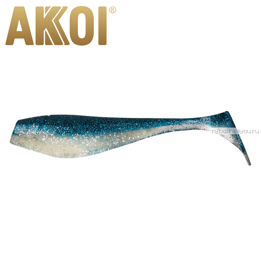 Мягкая приманка Akkoi Original Puffy 4,5'' 115 мм / 11 гр / упаковка 4 шт / цвет: OR13