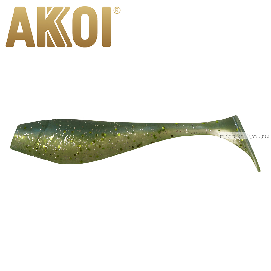 Мягкая приманка Akkoi Original Puffy 4,5'' 115 мм / 11 гр / упаковка 4 шт / цвет: OR16