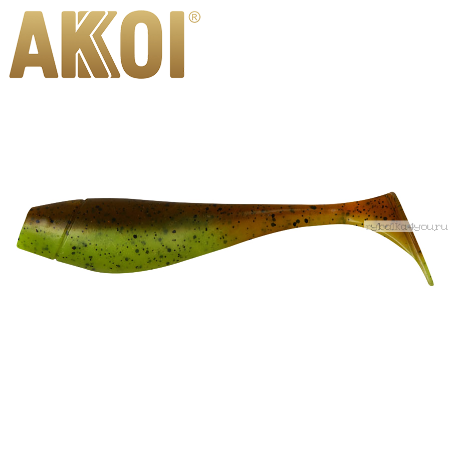 Мягкая приманка Akkoi Original Puffy 4,5'' 115 мм / 11 гр / упаковка 4 шт / цвет: OR17
